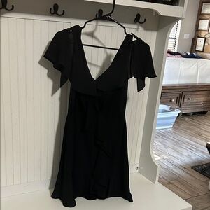 BCBGMaxAzria Black Backless Dress